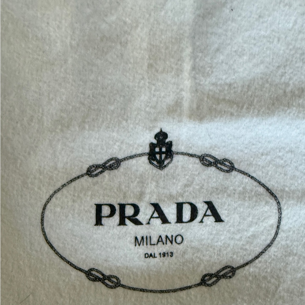 Authentic Vintage Prada Tessuto City Black Nylon Shoulder Bag w dust bag - Picture 10 of 10